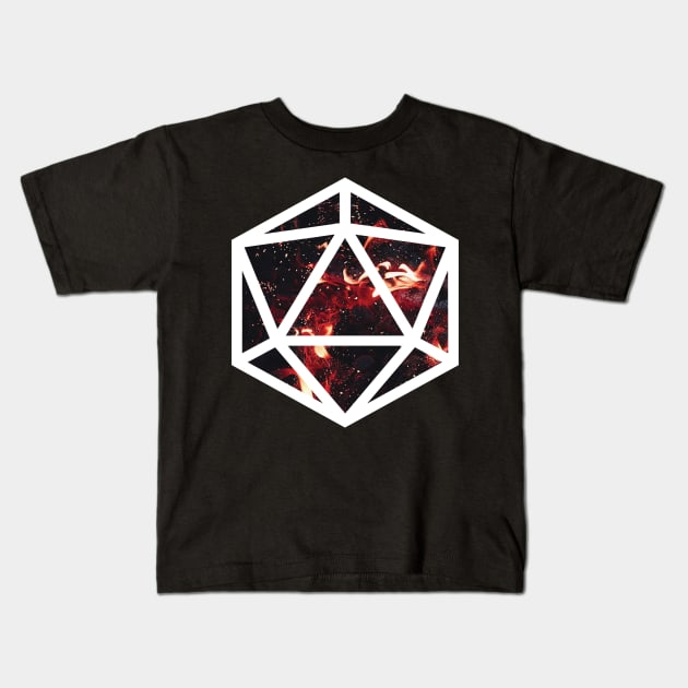 D20 Decal Badge - Sorcerer's Talent Kids T-Shirt by aaallsmiles